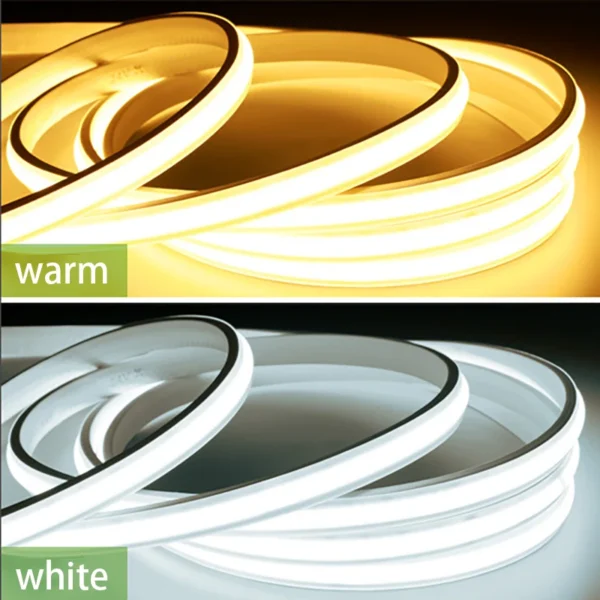 Tira LED COB 220V Impermeable – Alta Luminosidad para Interior y Exterior - Image 3
