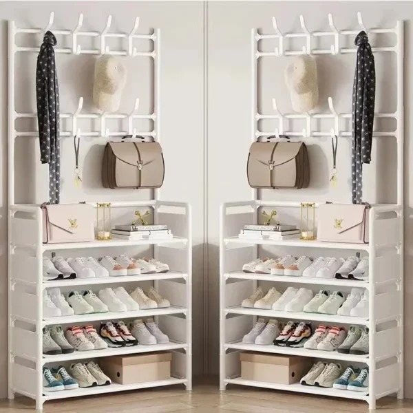 Perchero Zapatero Multicapa – Organizador de Entrada y Salón - Image 7
