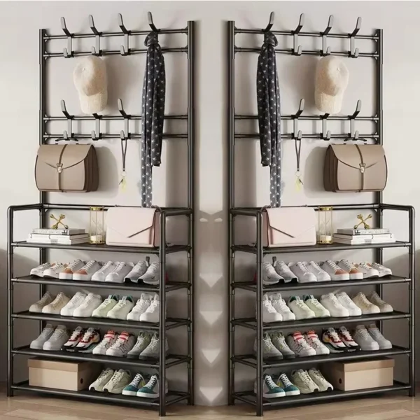 Perchero Zapatero Multicapa – Organizador de Entrada y Salón - Image 17