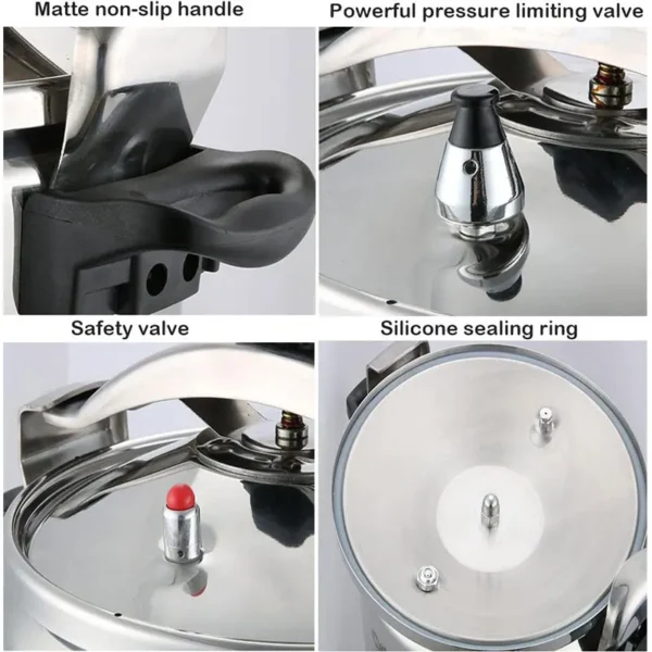 Olla a presión profesional 3L/5L/7L de aluminio - Image 3