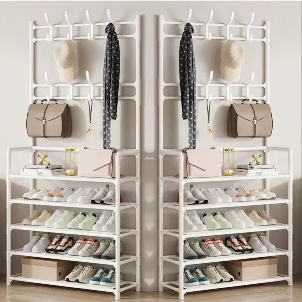 Perchero Zapatero Multicapa – Organizador de Entrada y Salón - Image 11