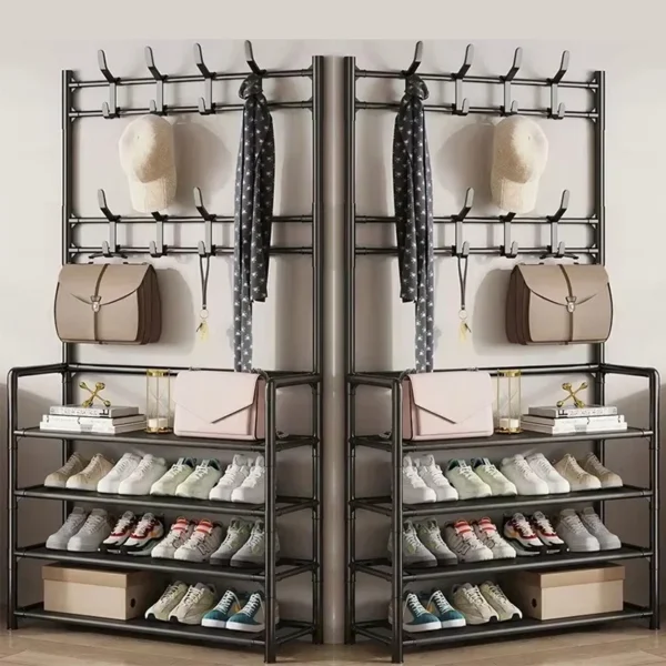 Perchero Zapatero Multicapa – Organizador de Entrada y Salón - Image 10
