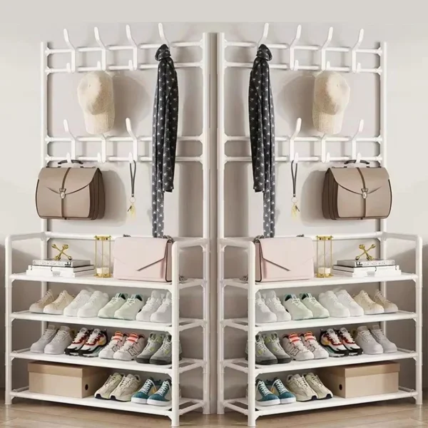 Perchero Zapatero Multicapa – Organizador de Entrada y Salón - Image 13