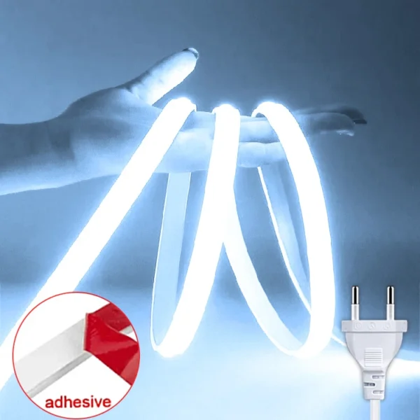 Tira LED COB 220V Impermeable – Alta Luminosidad para Interior y Exterior - Image 8