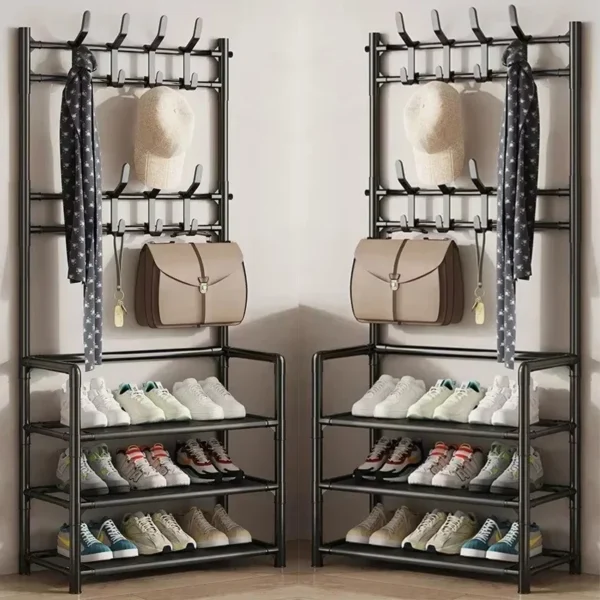 Perchero Zapatero Multicapa – Organizador de Entrada y Salón - Image 9
